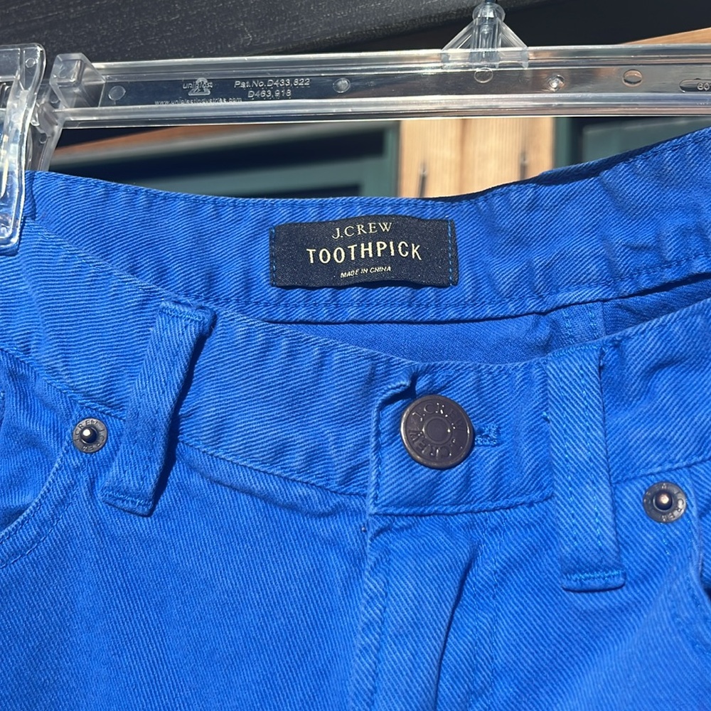 J Crew Toothpick Ankle Skinny Jeans in Indigo. Size 29 - Picture 4 of 7